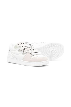 white leather sneakers BARROW KIDS | F4BKJUSN148002